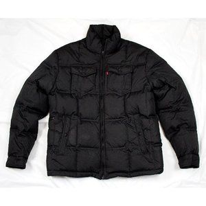 Levi's Women's Mock Neck Full‎ Zip Puffer Jacket Coat Size P